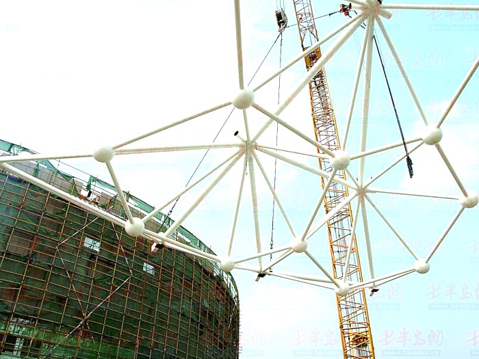 齐齐哈尔体育馆网架安装